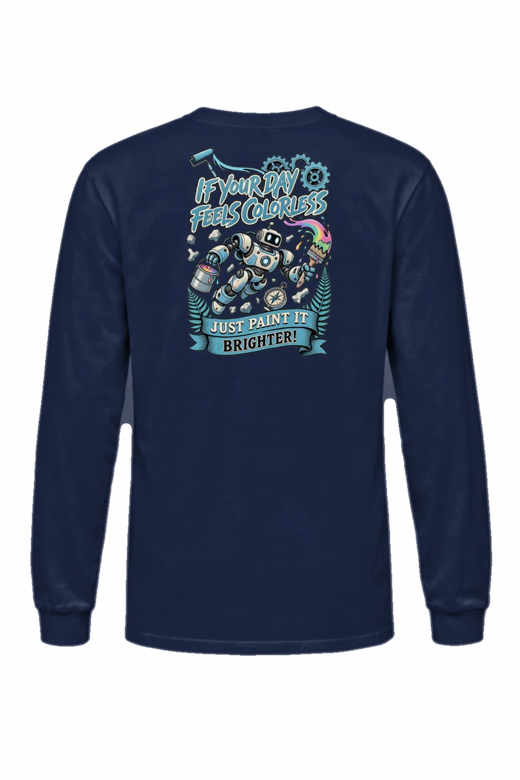 "Paint It Brighter" Unisex Longsleeve T-shirt | Gildan 2400