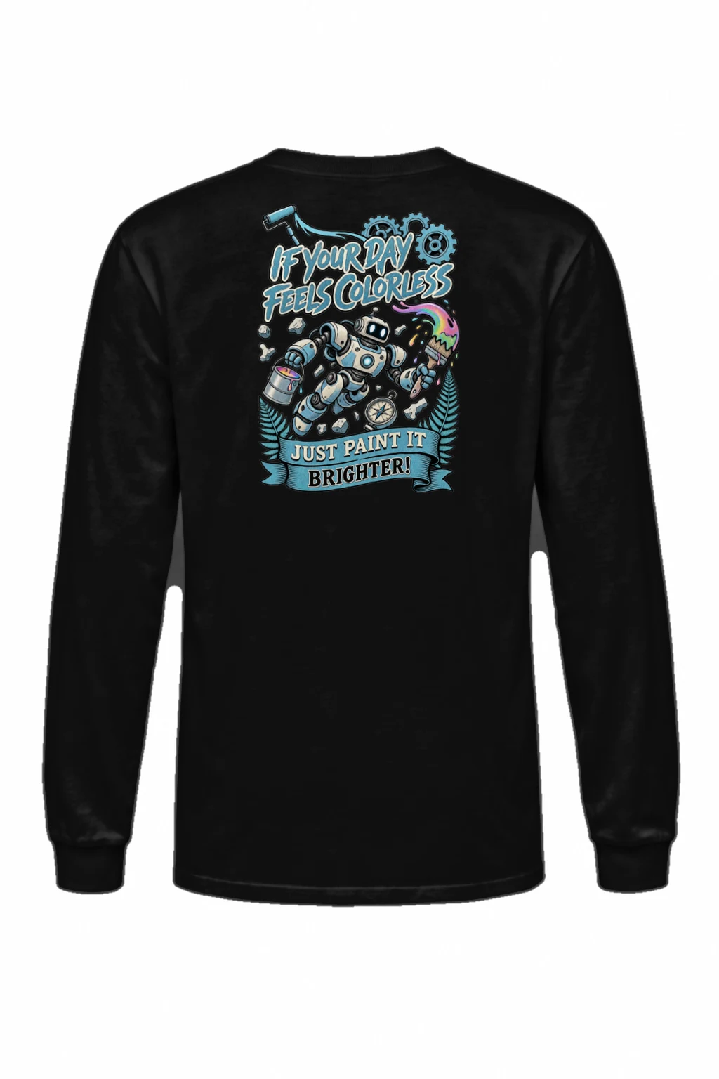 "Paint It Brighter" Unisex Longsleeve T-shirt | Gildan 2400