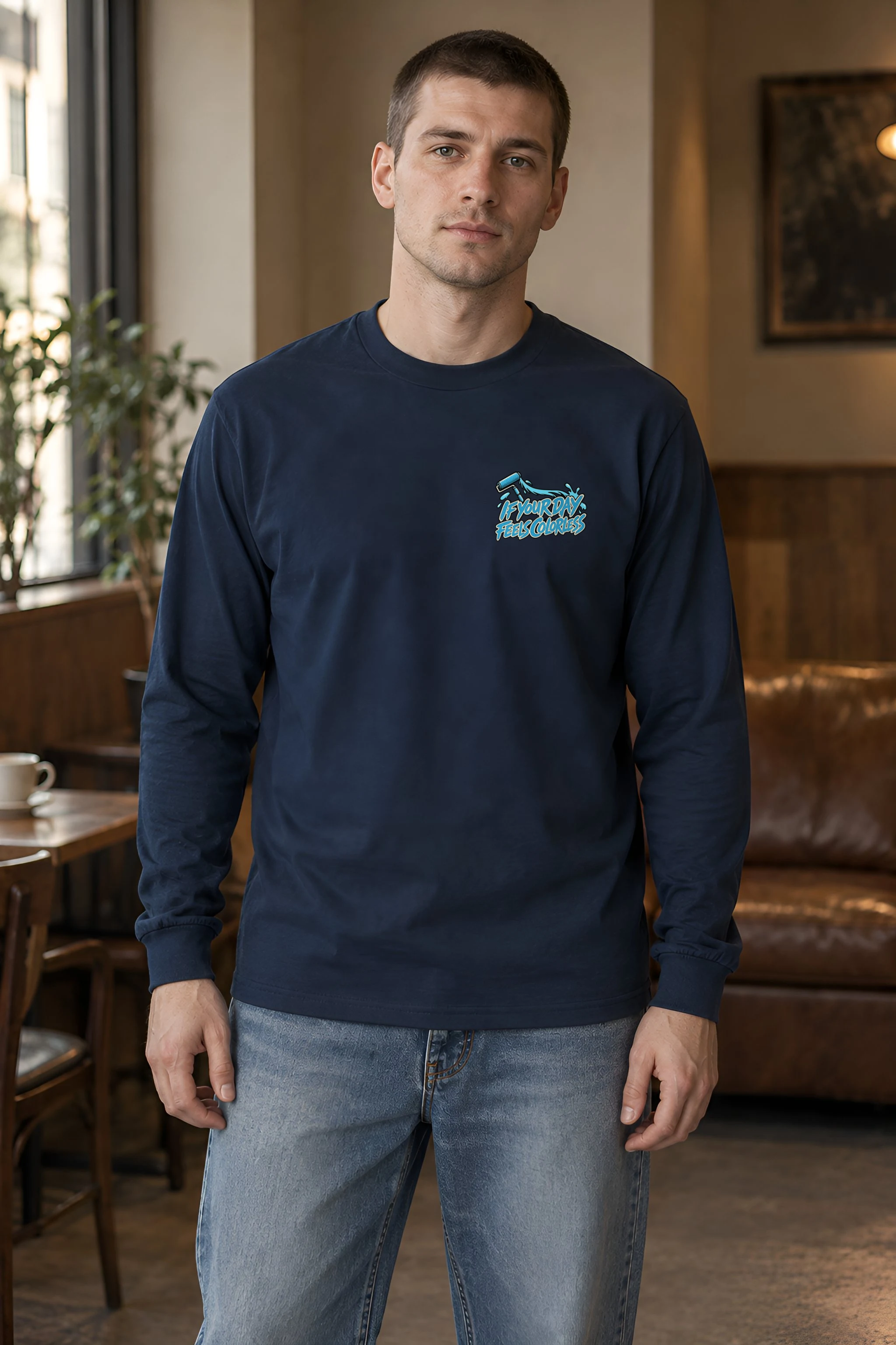 "Paint It Brighter" Unisex Longsleeve T-shirt