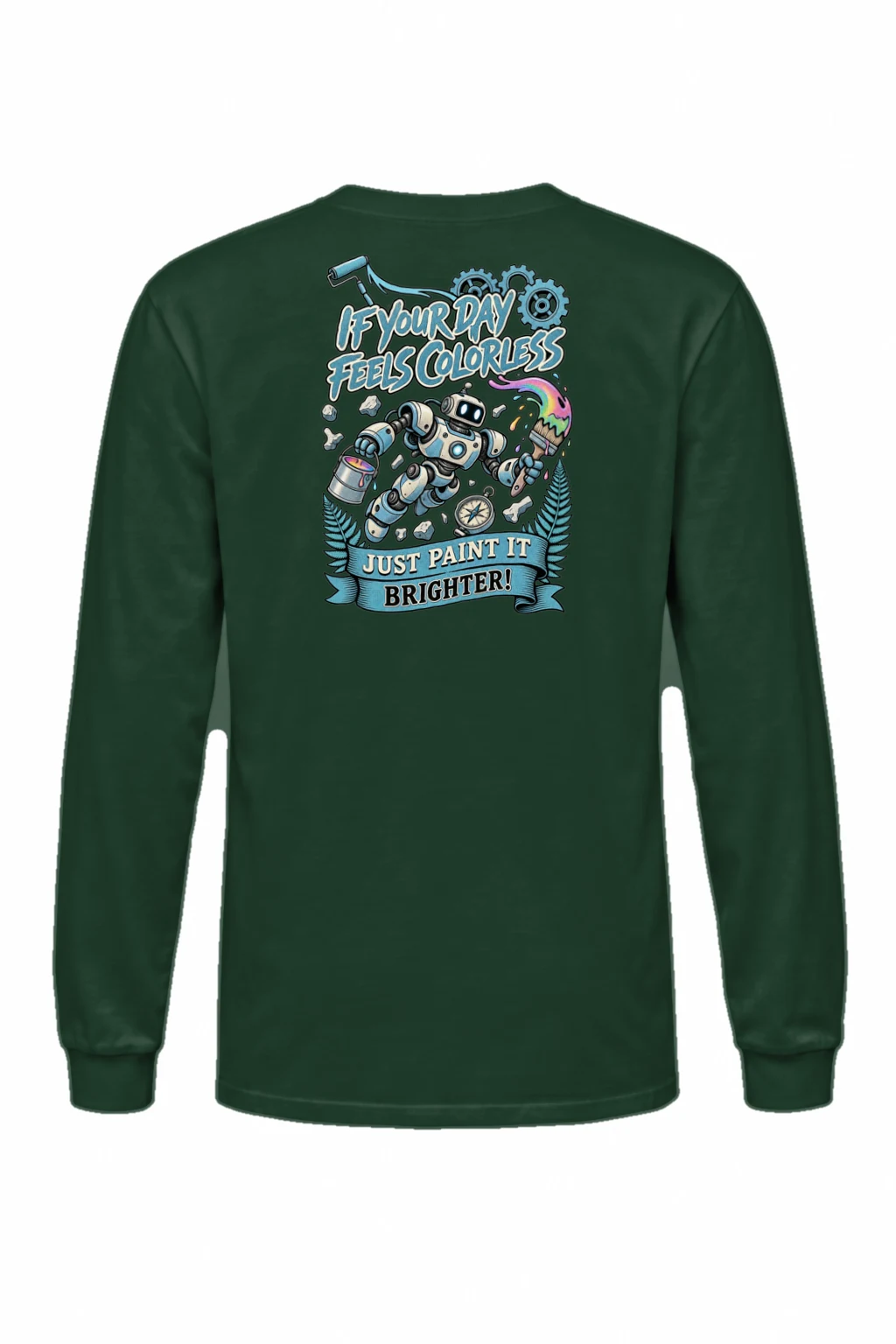 "Paint It Brighter" Unisex Longsleeve T-shirt | Gildan 2400