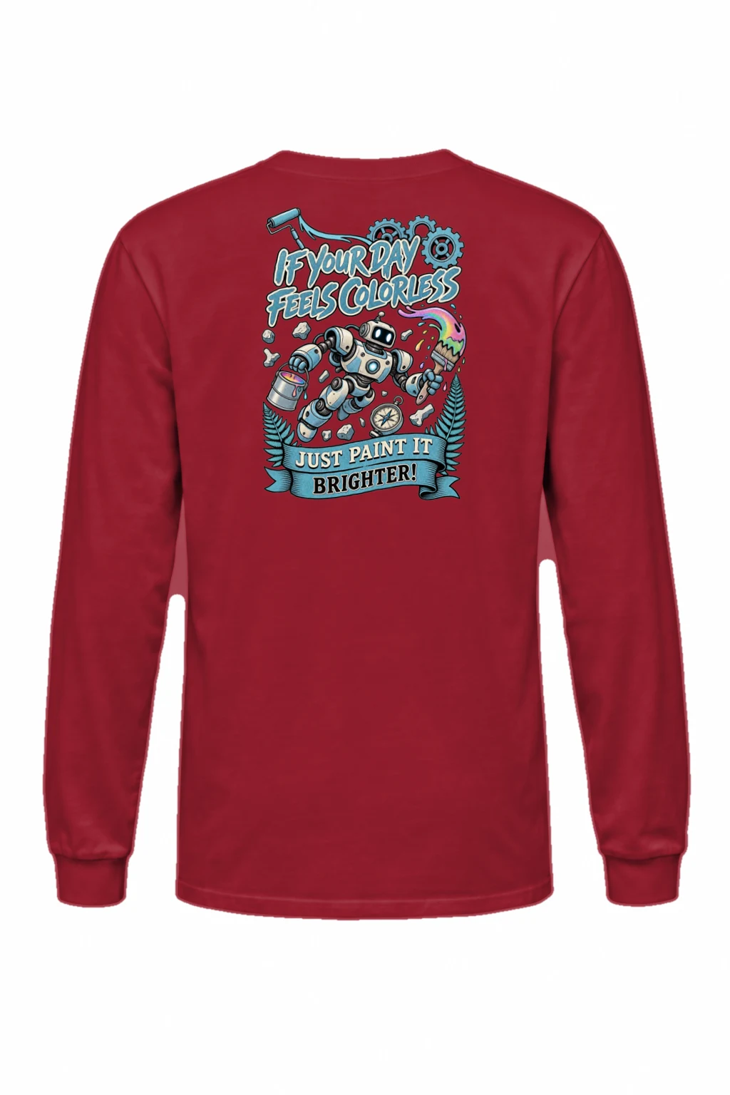 "Paint It Brighter" Unisex Longsleeve T-shirt | Gildan 2400