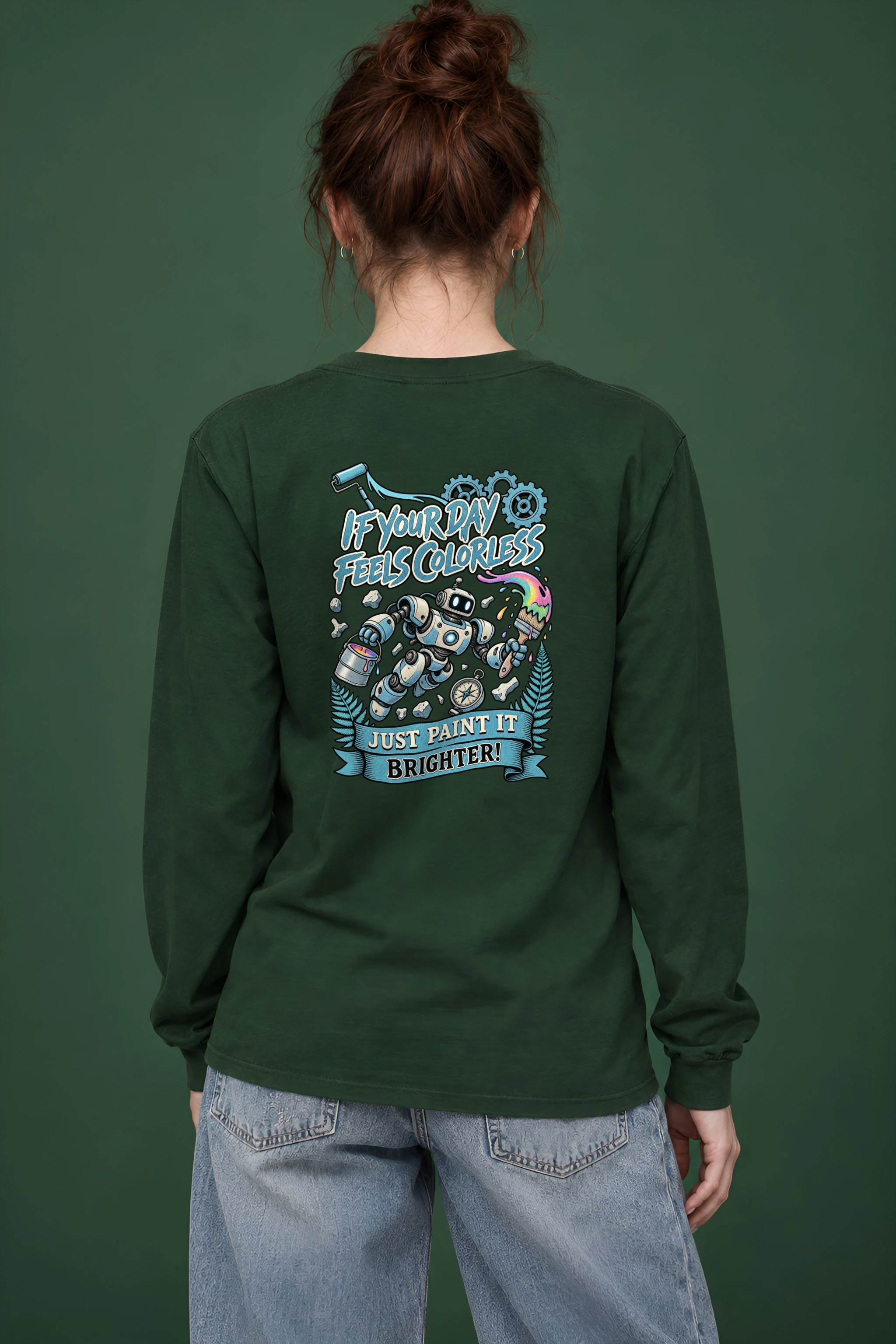 "Paint It Brighter" Unisex Longsleeve T-shirt