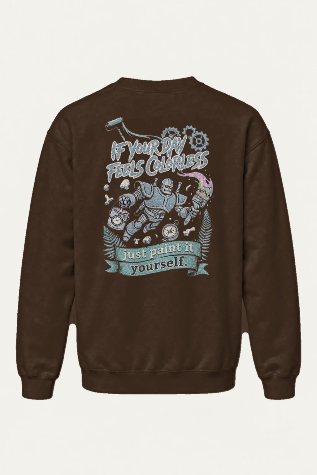 "Paint It Yourself" Heavy Blend Unisex Crewneck Sweatshirt | Gildan 18000