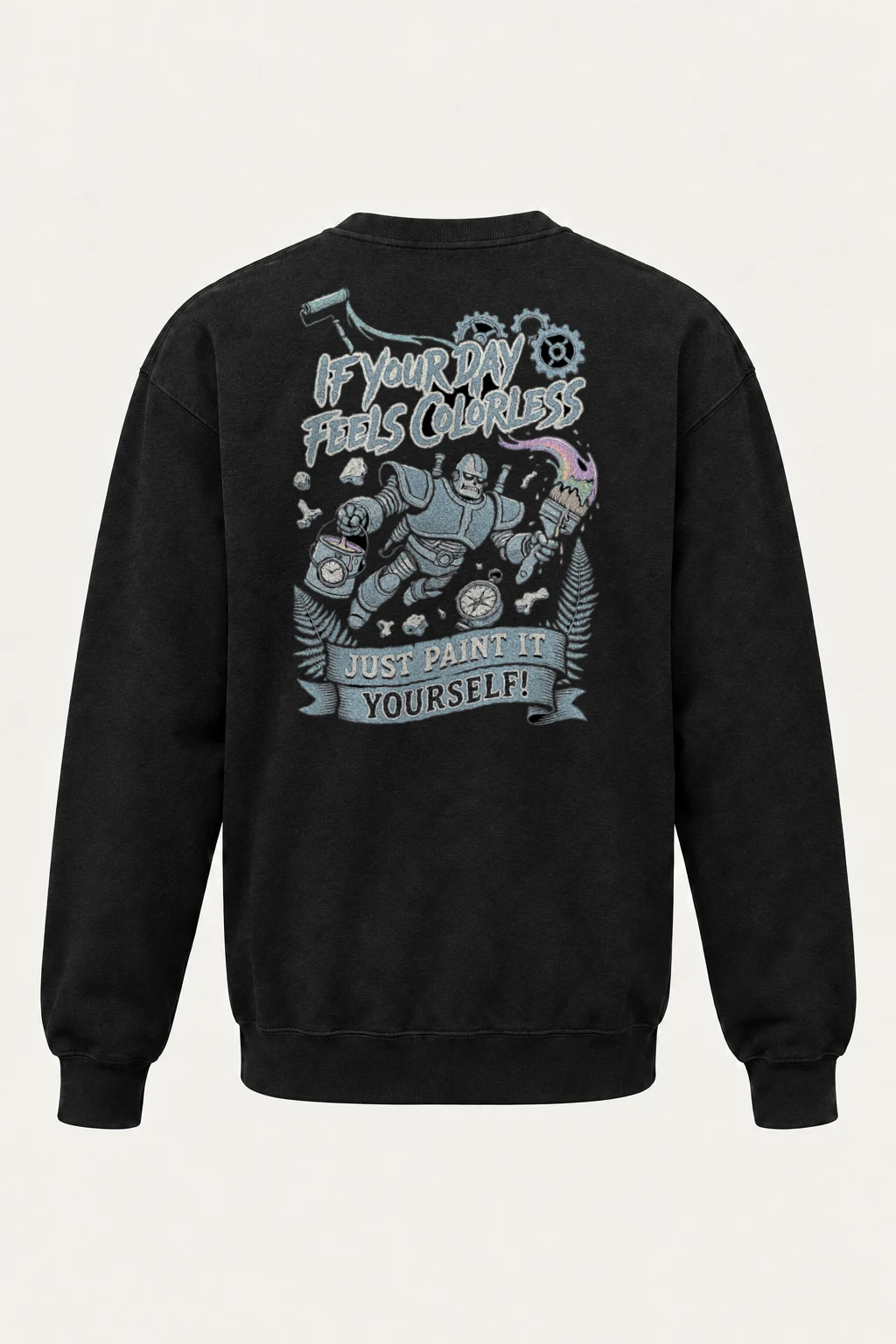 "Paint It Yourself" Heavy Blend Unisex Crewneck Sweatshirt | Gildan 18000