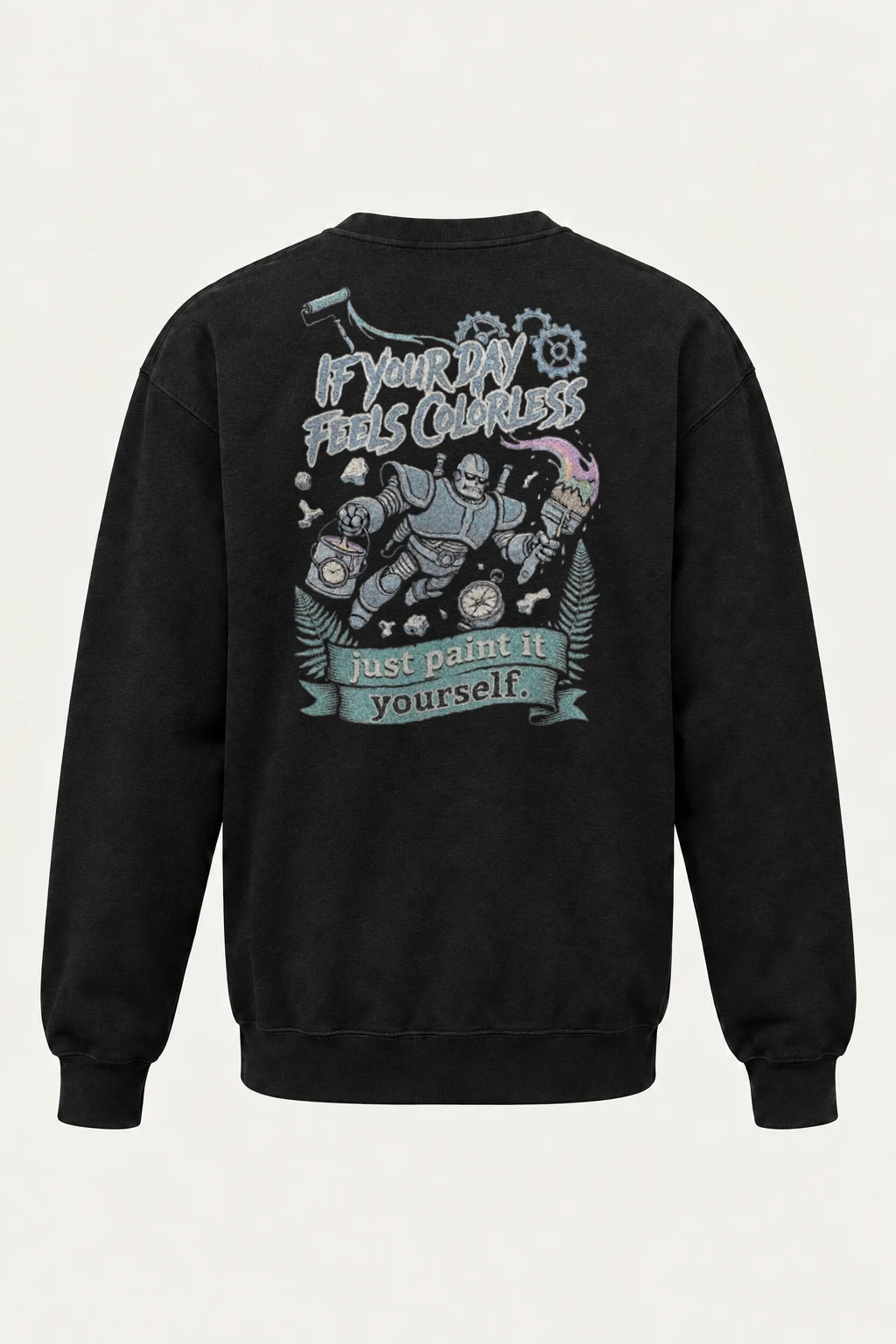 "Paint It Yourself" Heavy Blend Unisex Crewneck Sweatshirt | Gildan 18000