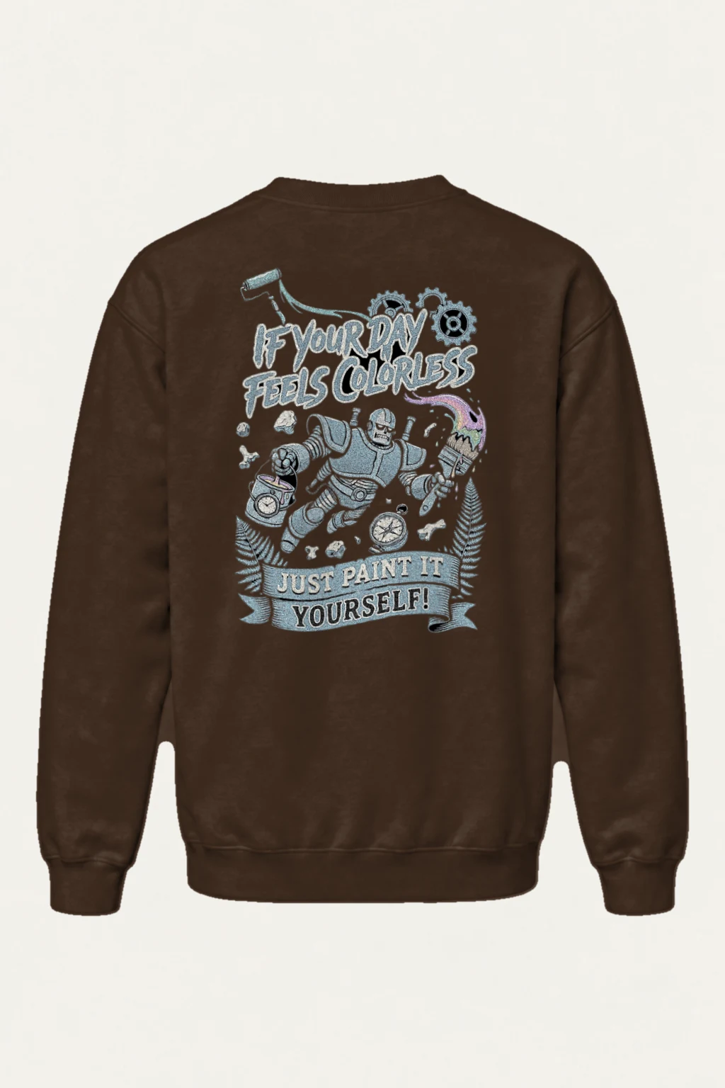 "Paint It Yourself" Heavy Blend Unisex Crewneck Sweatshirt | Gildan 18000