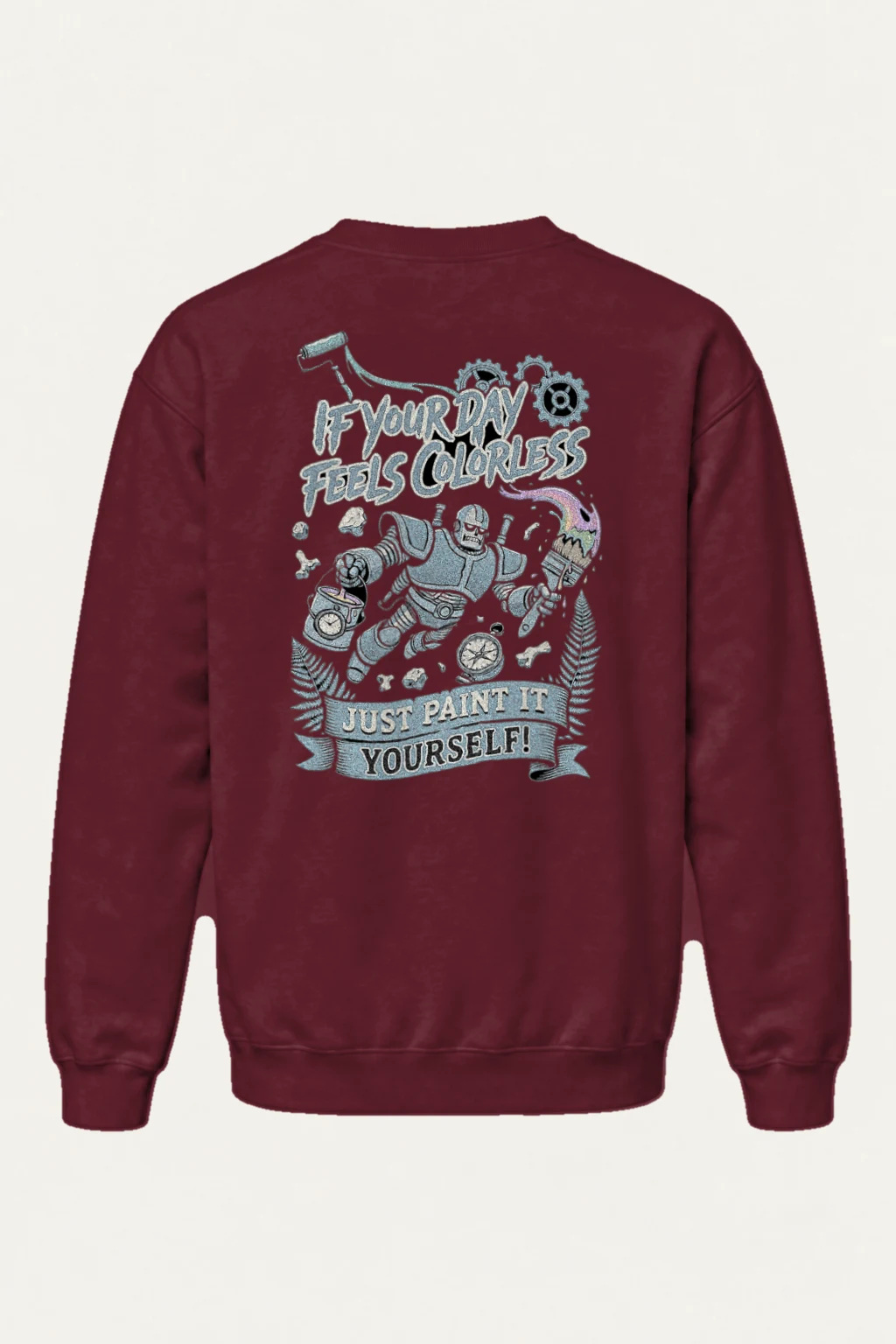 "Paint It Yourself" Heavy Blend Unisex Crewneck Sweatshirt | Gildan 18000