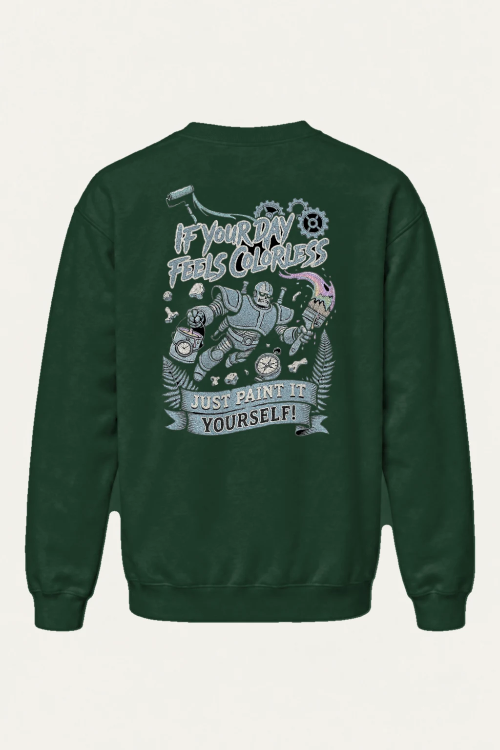 "Paint It Yourself" Heavy Blend Unisex Crewneck Sweatshirt | Gildan 18000
