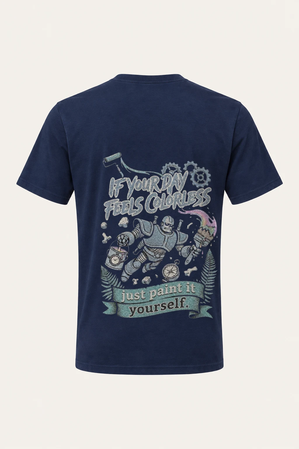 "Paint It Yourself" Heavyweight Unisex Crewneck T-shirt | Gildan 5000