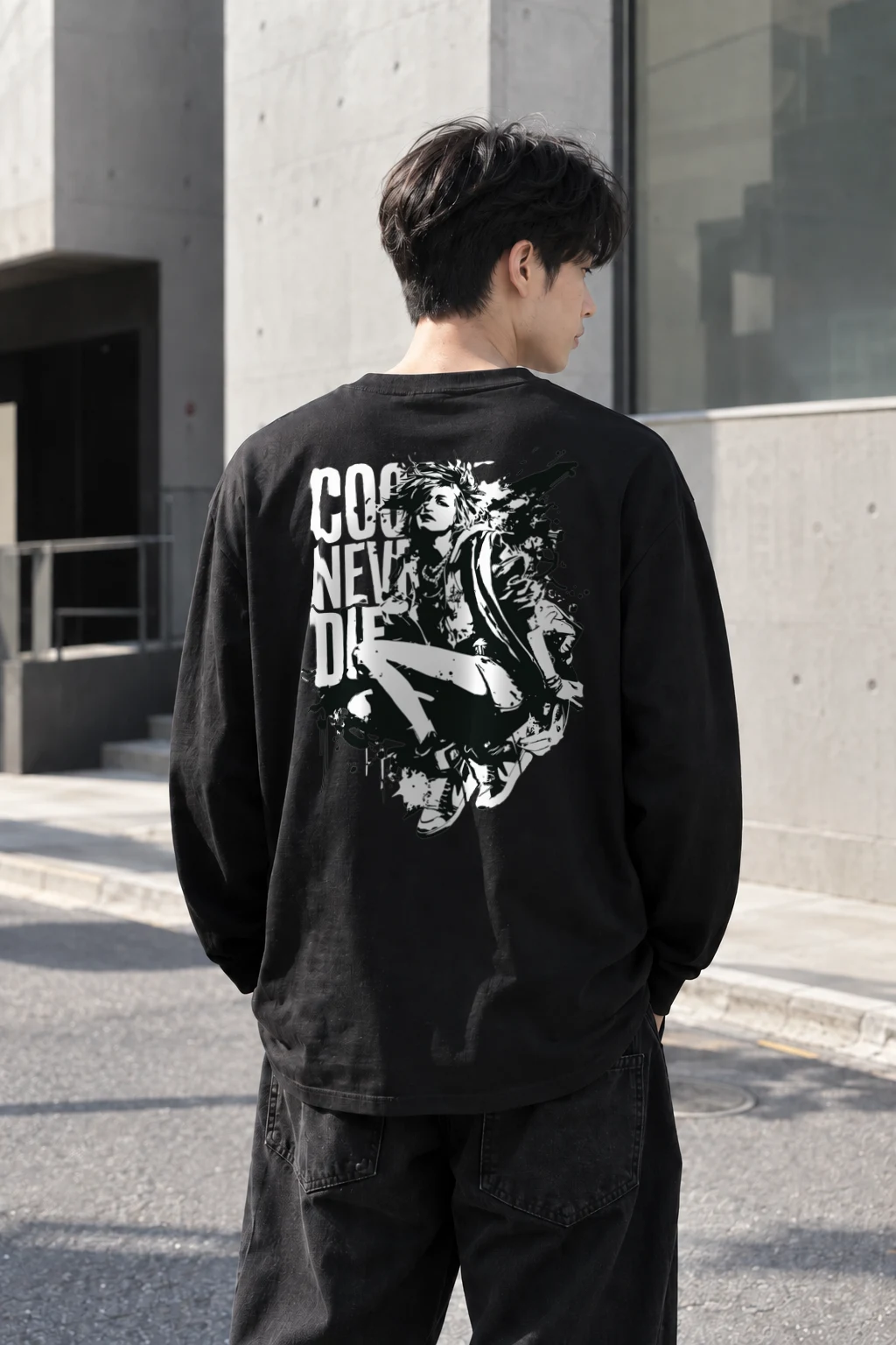 "Painted Defiance" Unisex Longsleeve T-shirt | Gildan 2400