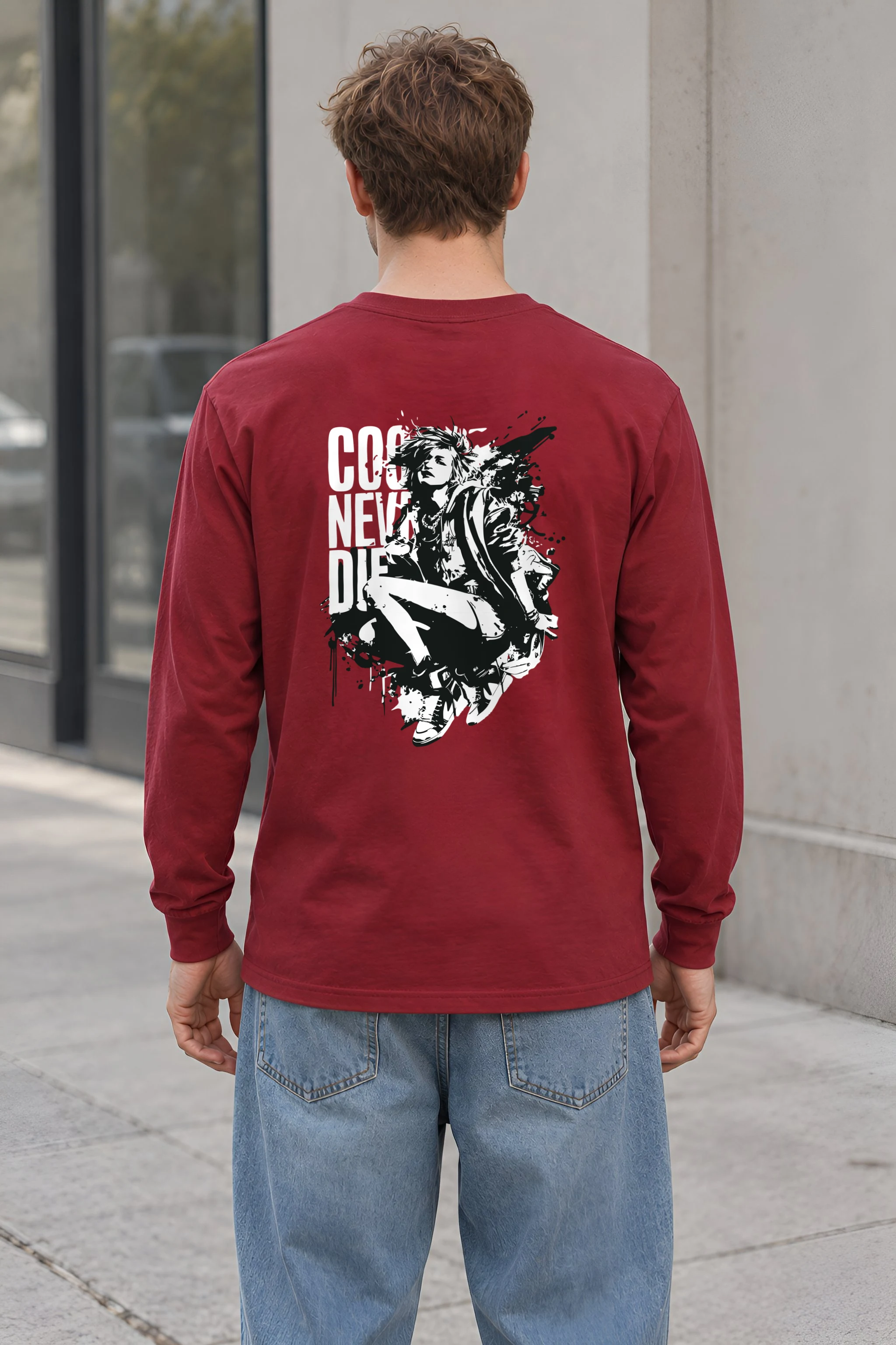 "Painted Defiance" Unisex Longsleeve T-shirt