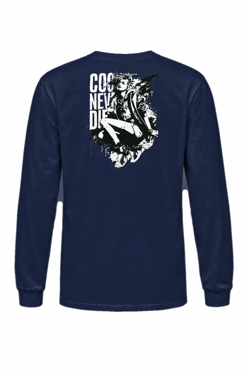 "Painted Defiance" Unisex Longsleeve T-shirt | Gildan 2400