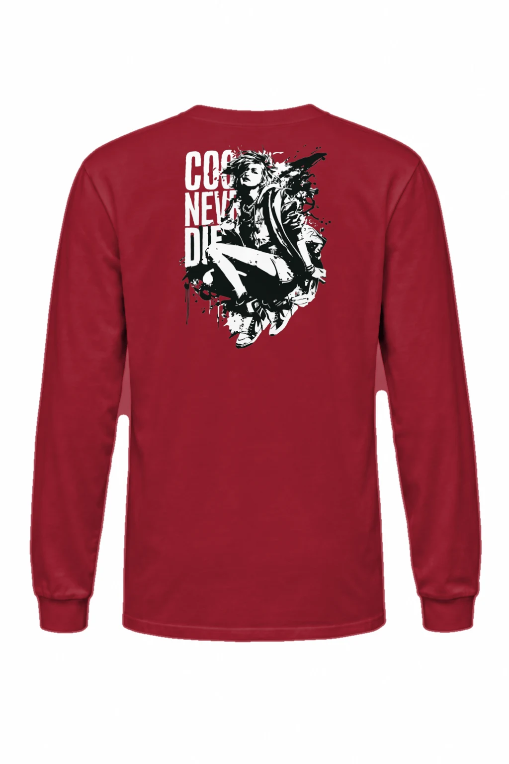 "Painted Defiance" Unisex Longsleeve T-shirt | Gildan 2400