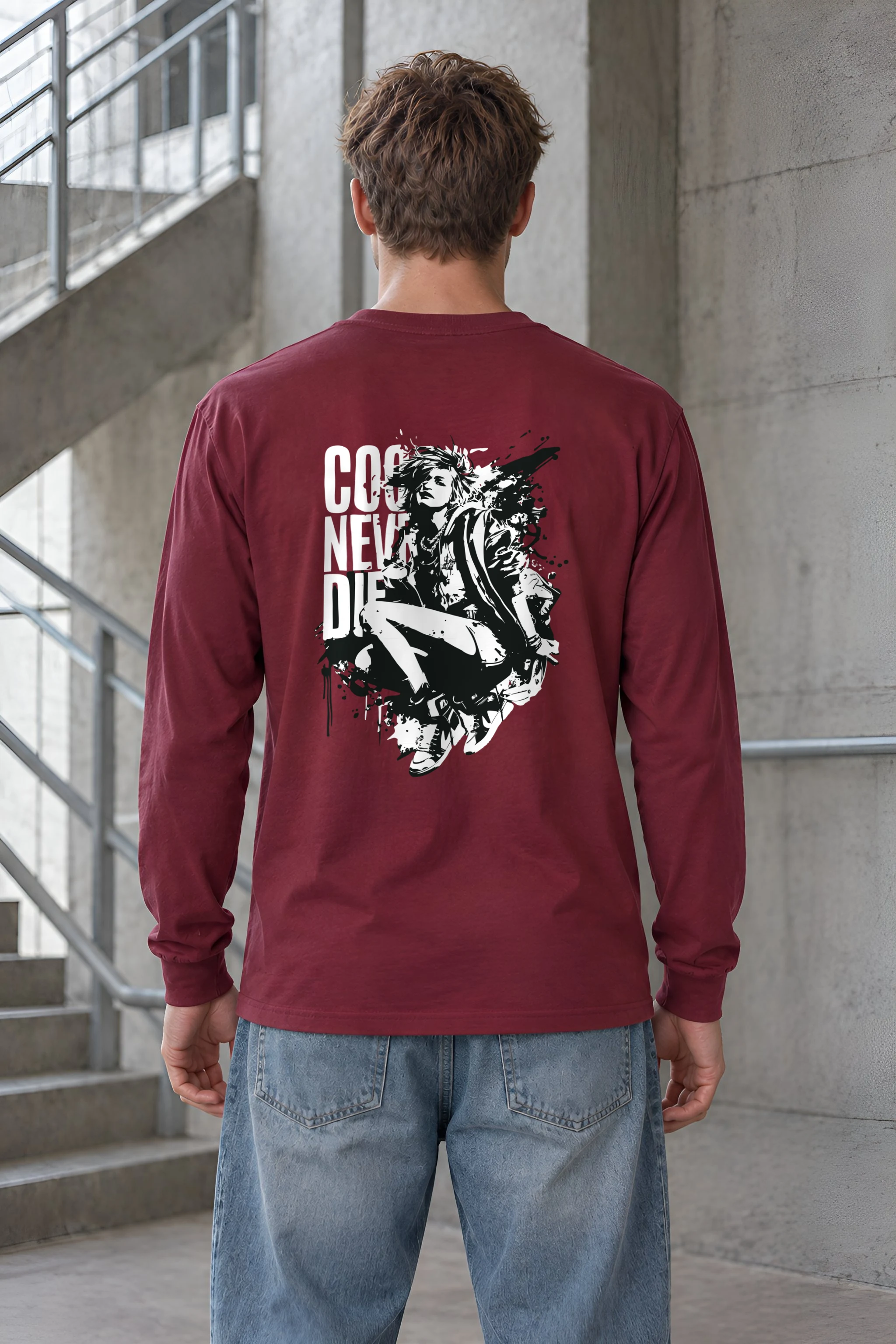 "Painted Defiance" Unisex Longsleeve T-shirt