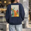 "Painted Stripe Runners" Heavy Blend Unisex Crewneck Sweatshirt | Gildan 18000