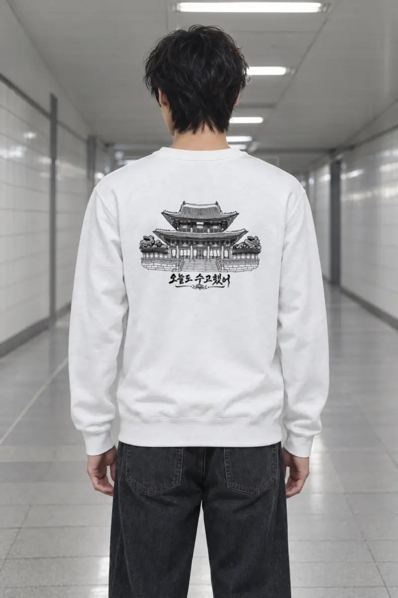 "Palace After Long Day" Heavy Blend Unisex Crewneck Sweatshirt