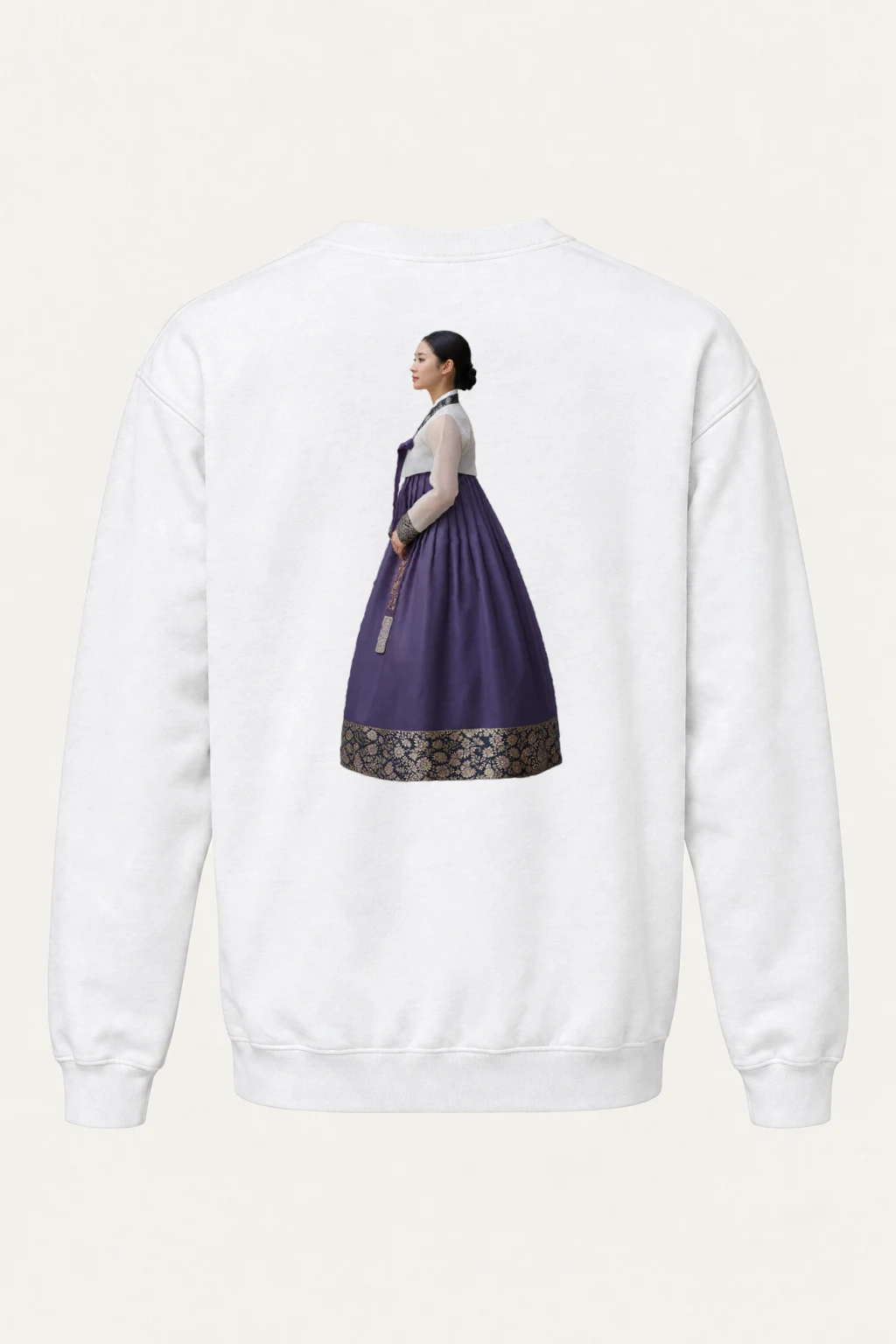 "Palace Bloom Border" Heavy Blend Unisex Crewneck Sweatshirt | Gildan 18000