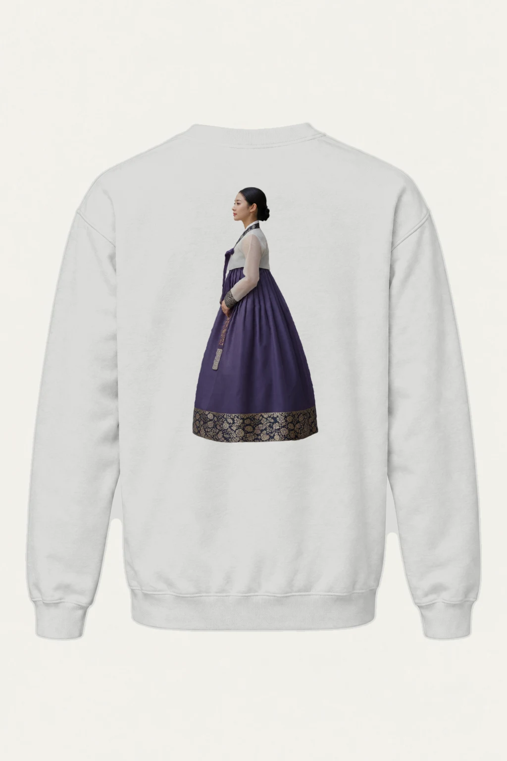 "Palace Bloom Border" Heavy Blend Unisex Crewneck Sweatshirt | Gildan 18000