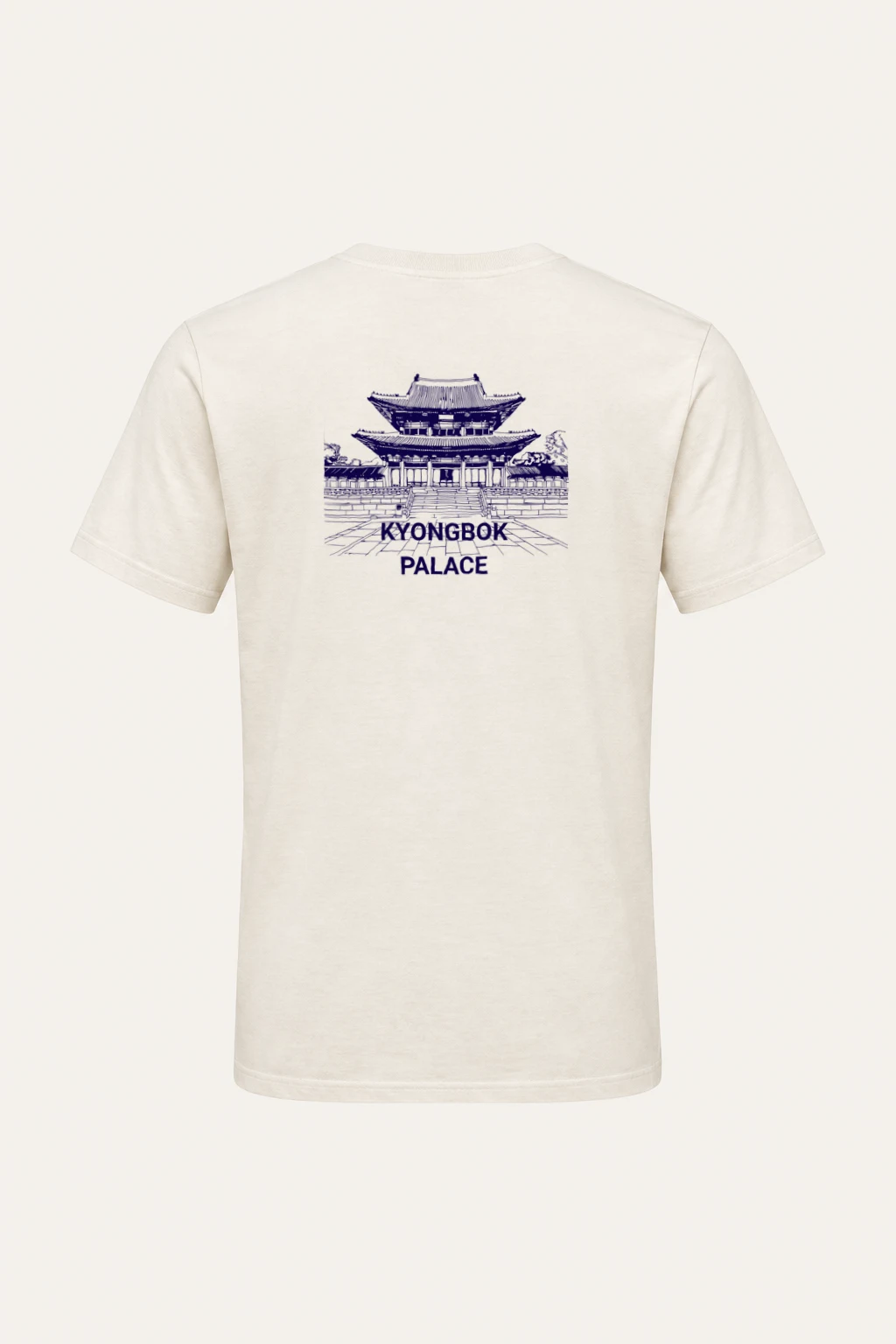 "Palace Courtyard Lines" Heavyweight Unisex Crewneck T-shirt | Gildan 5000
