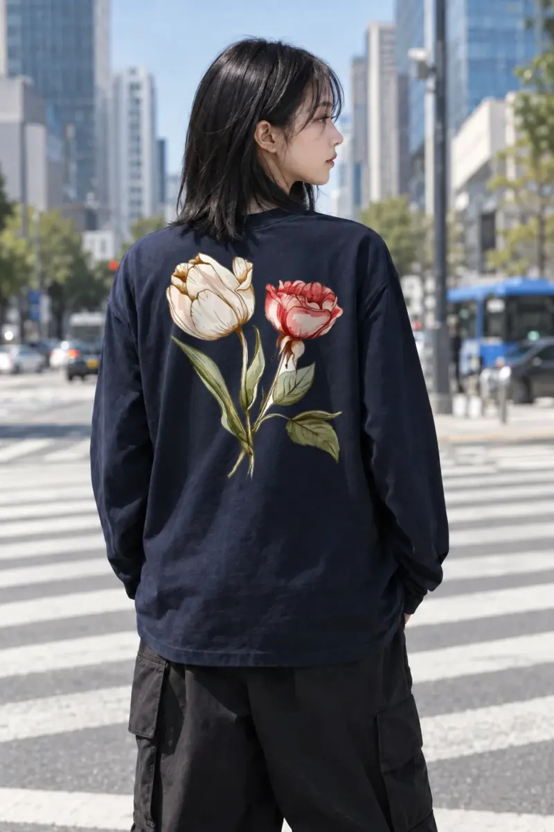 “Palace Garden Stems” Unisex Longsleeve T-shirt | Gildan 2400