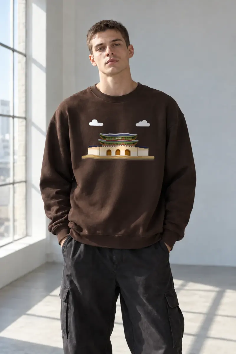 “Palace Gate” Heavy Blend Unisex Crewneck Sweatshirt | Gildan 18000