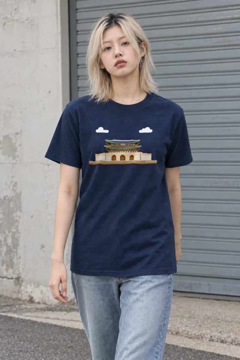 "Palace Gate" Heavyweight Unisex Crewneck T-shirt