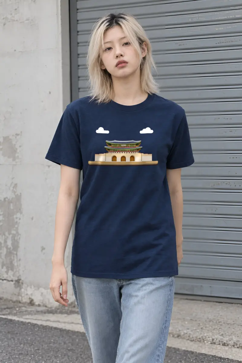 "Palace Gate" Heavyweight Unisex Crewneck T-shirt