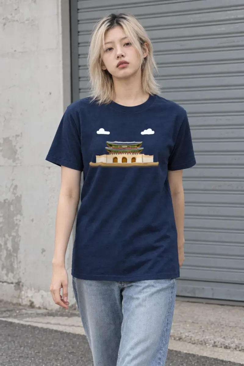 "Palace Gate" Heavyweight Unisex Crewneck T-shirt