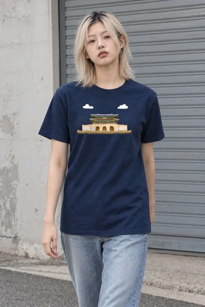 "Palace Gate" Heavyweight Unisex Crewneck T-shirt