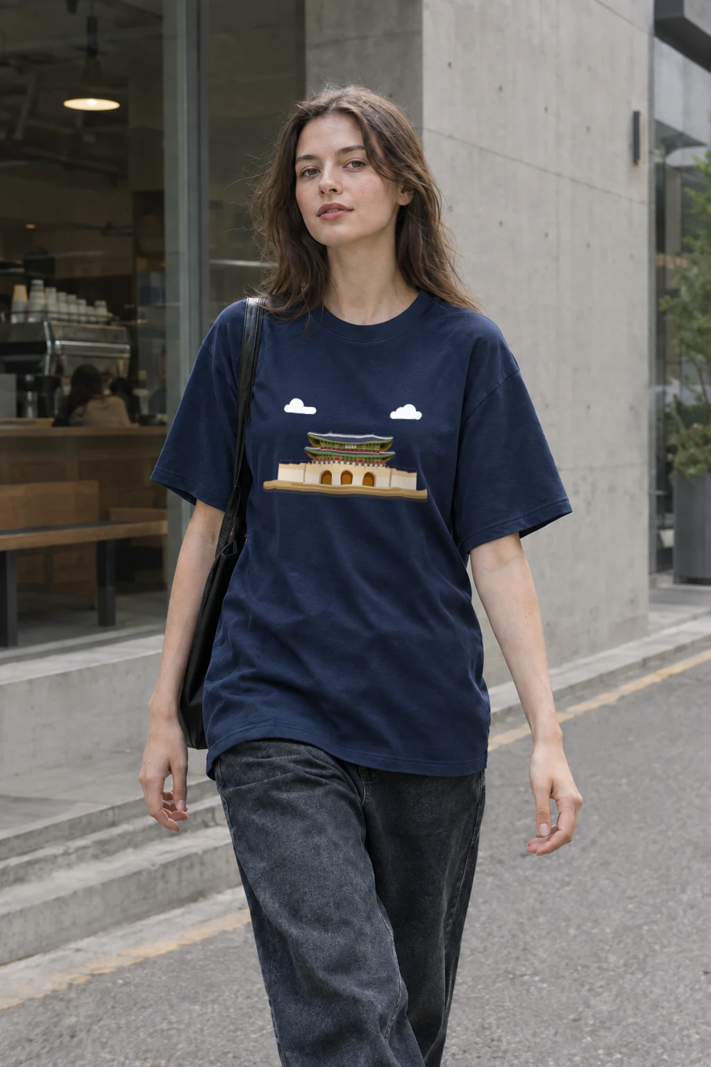 "Palace Gate" Heavyweight Unisex Crewneck T-shirt | Gildan 5000
