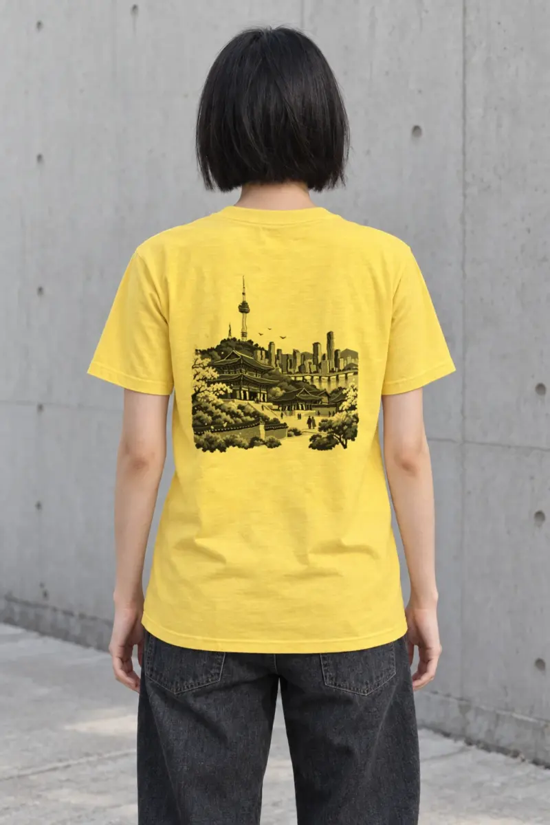 "Palace Skyline" Heavyweight Unisex Crewneck T-shirt