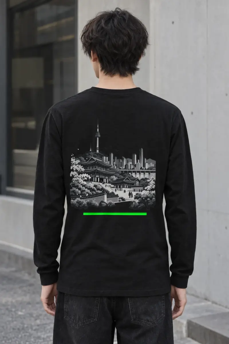 "Palace Skyline" Unisex Longsleeve T-shirt | Gildan 2400