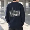 "Palace Skyline" Unisex Longsleeve T-shirt | Gildan 2400