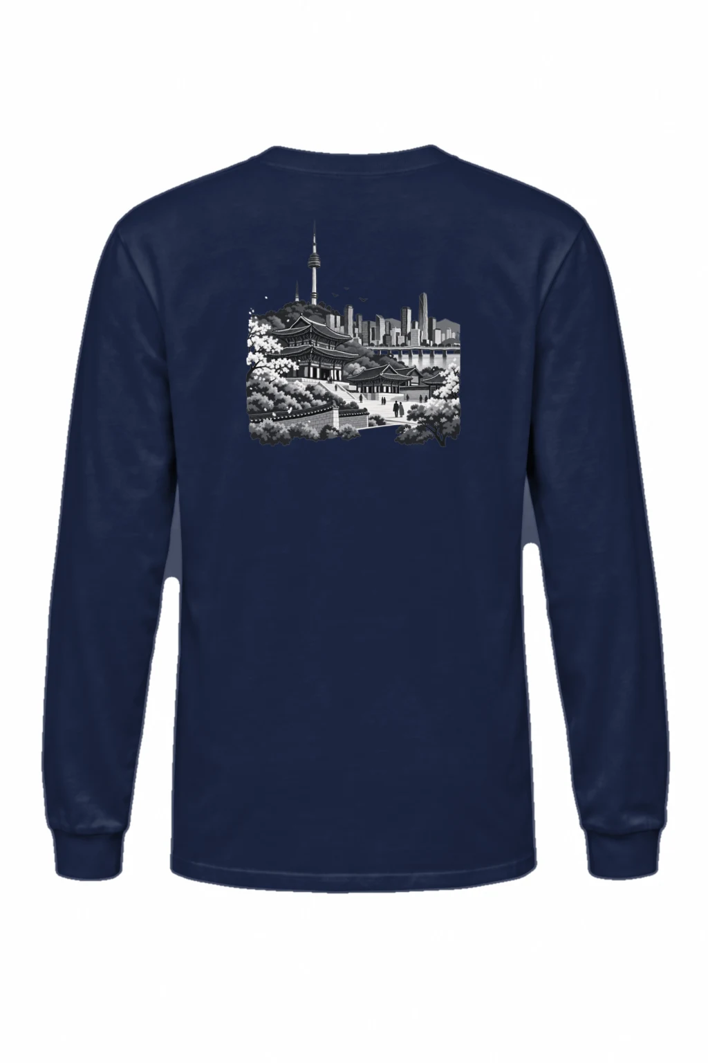 "Palace Skyline" Unisex Longsleeve T-shirt | Gildan 2400