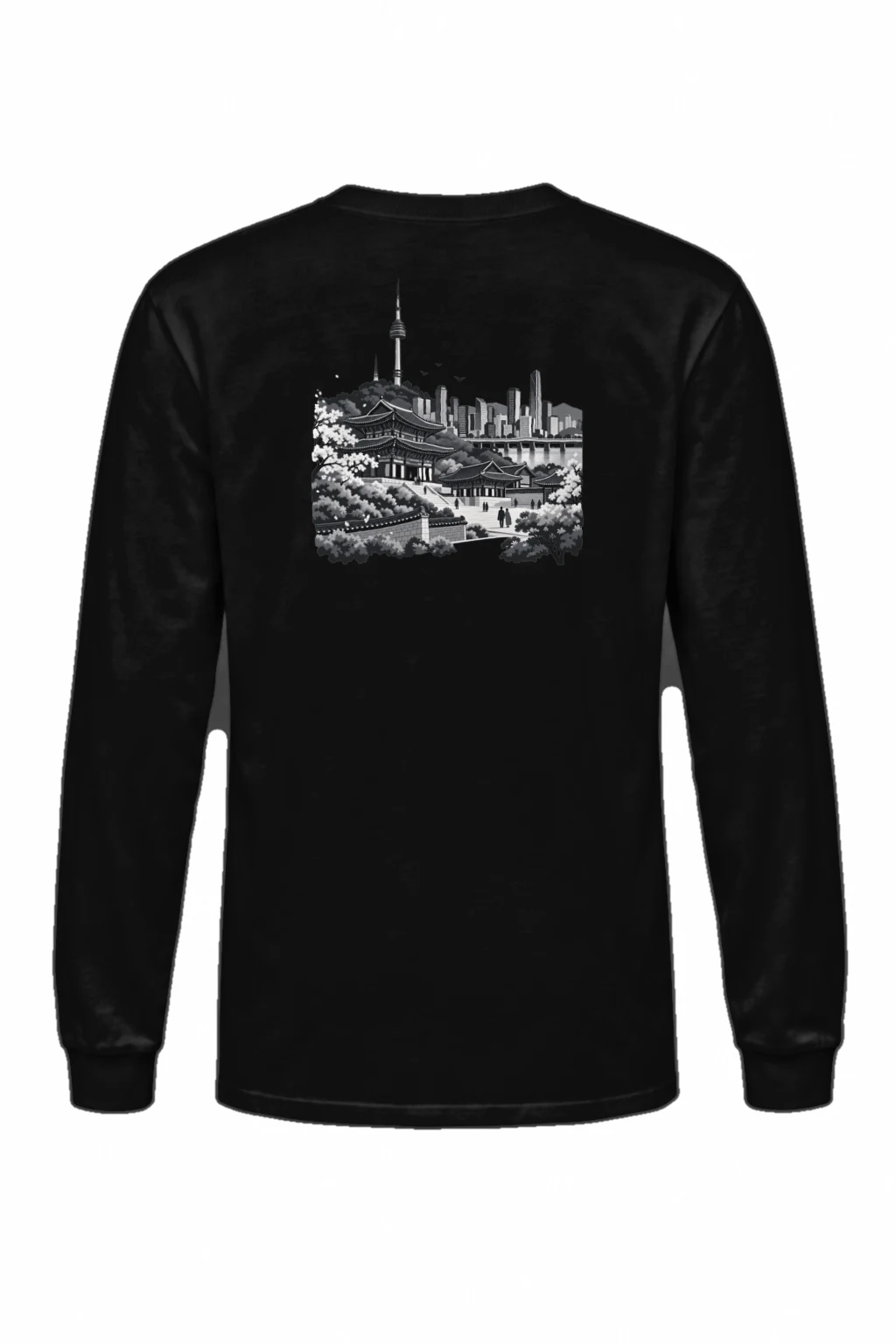 "Palace Skyline" Unisex Longsleeve T-shirt | Gildan 2400