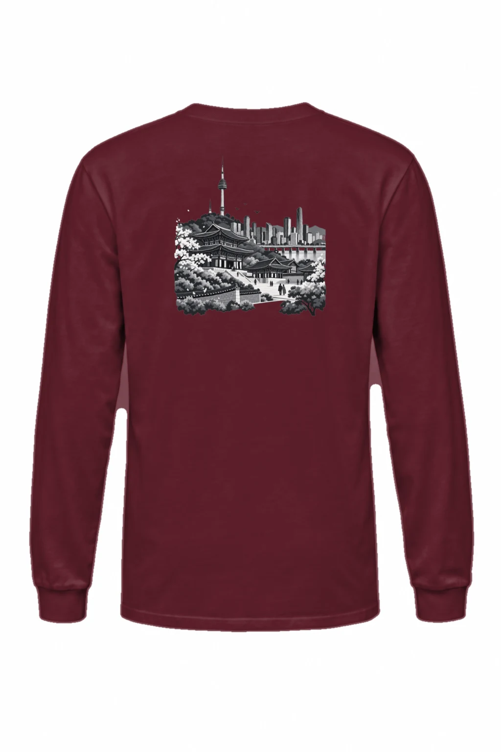 "Palace Skyline" Unisex Longsleeve T-shirt | Gildan 2400