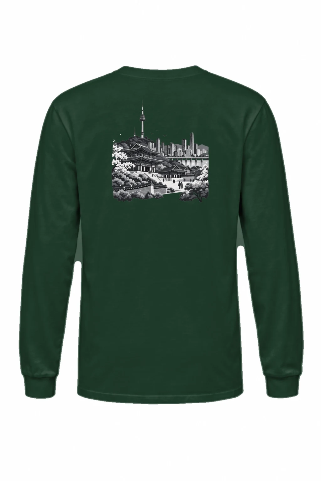 "Palace Skyline" Unisex Longsleeve T-shirt | Gildan 2400