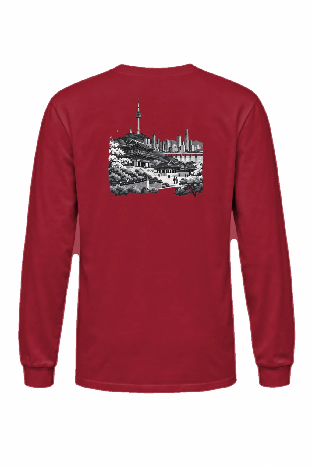 "Palace Skyline" Unisex Longsleeve T-shirt | Gildan 2400