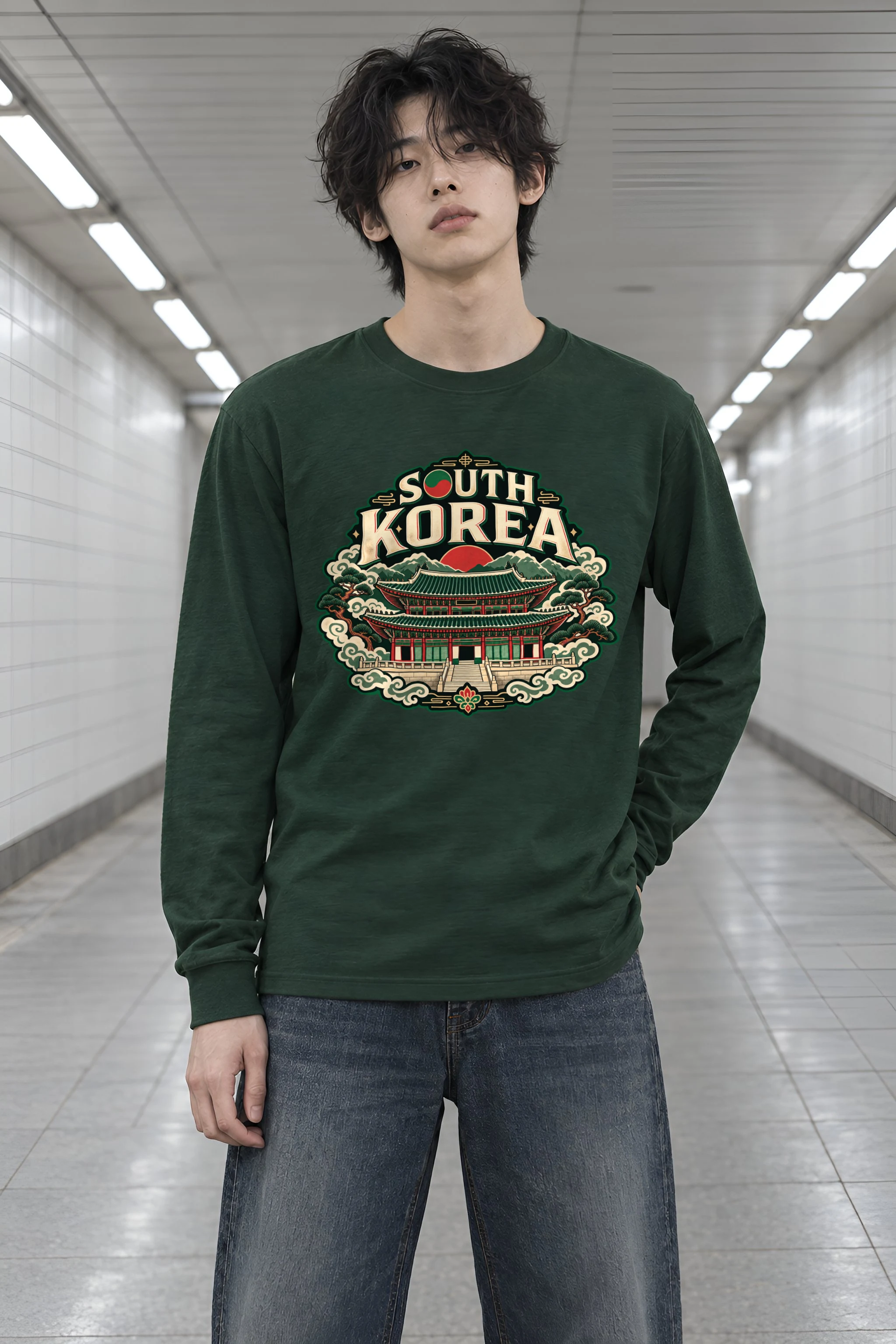 "Palace Under Red Sun" Unisex Longsleeve T-shirt