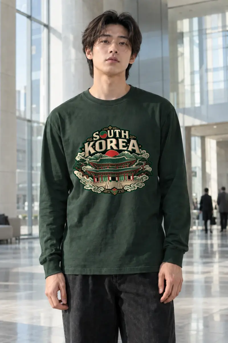 "Palace Under Red Sun" Unisex Longsleeve T-shirt | Gildan 2400