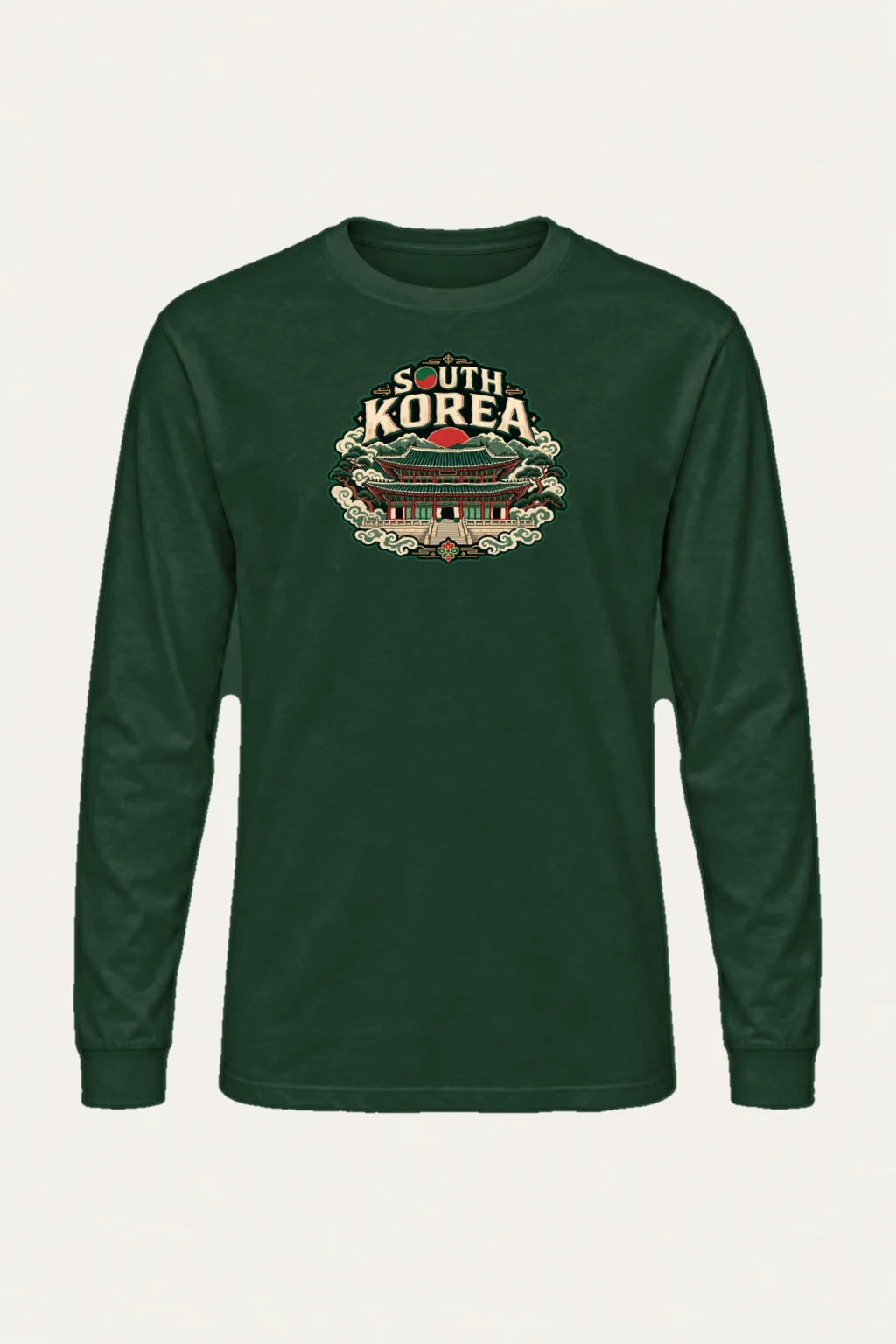 "Palace Under Red Sun" Unisex Longsleeve T-shirt | Gildan 2400
