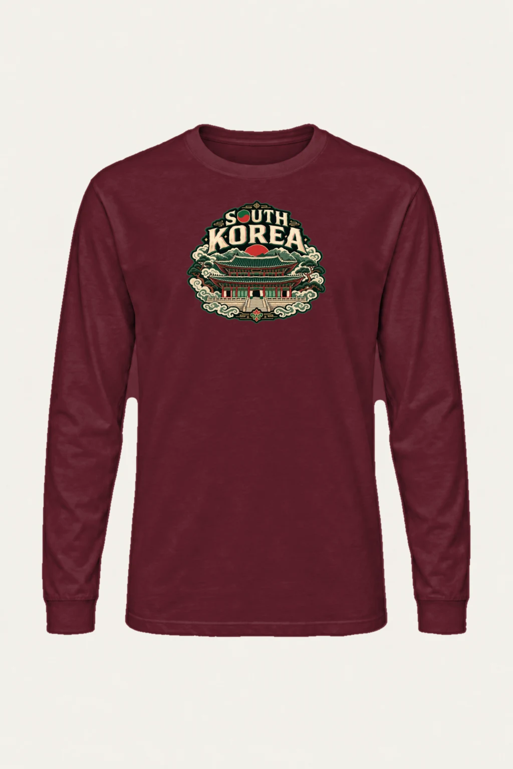 "Palace Under Red Sun" Unisex Longsleeve T-shirt | Gildan 2400
