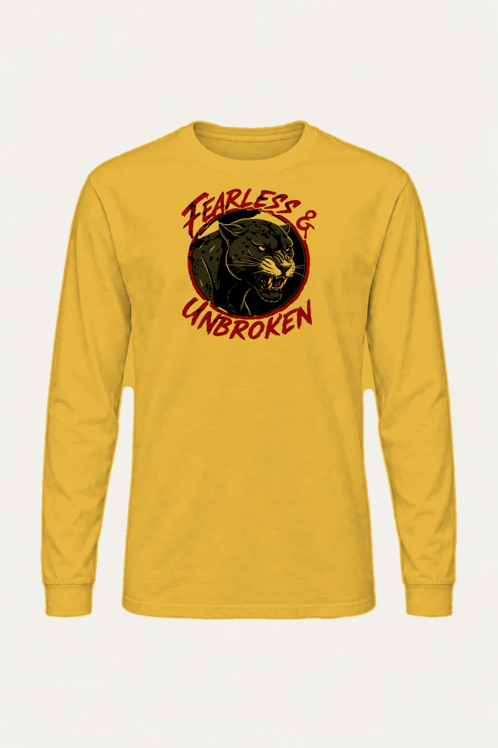"Panther Emblem" Unisex Longsleeve T-shirt | Gildan 2400