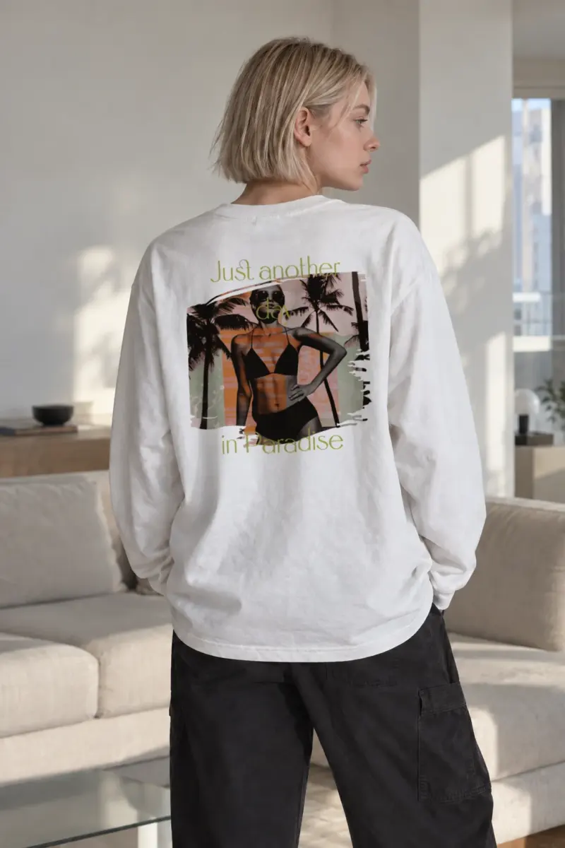 “Paradise Afterglow” Unisex Longsleeve T-shirt | Gildan 2400