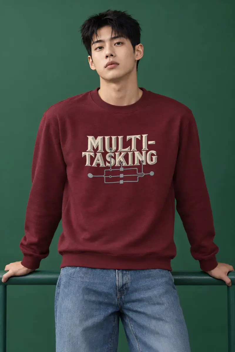"Parallel Logic" Heavy Blend Unisex Crewneck Sweatshirt