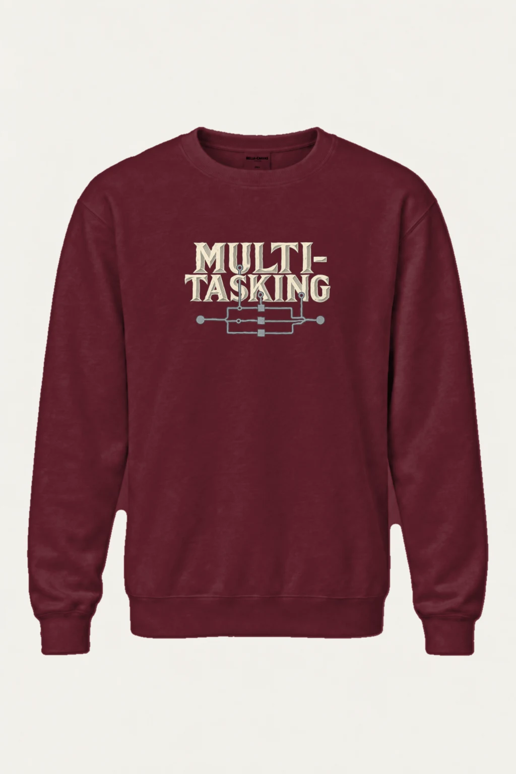 "Parallel Logic" Heavy Blend Unisex Crewneck Sweatshirt | Gildan 18000