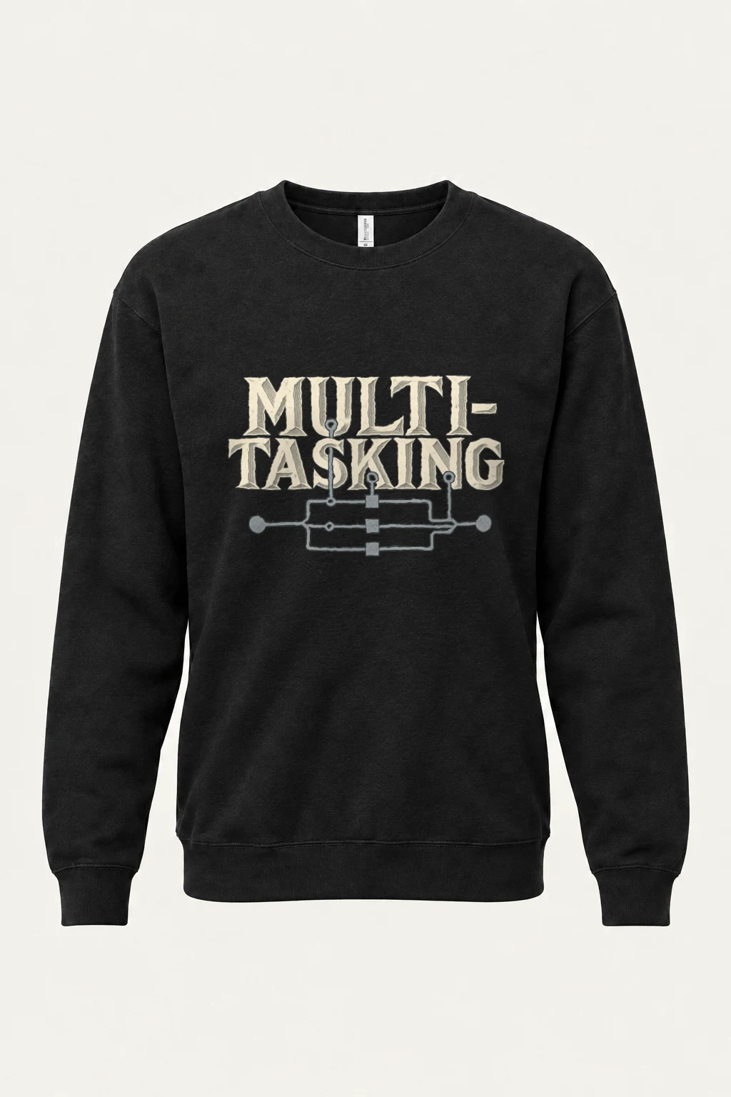 "Parallel Logic" Heavy Blend Unisex Crewneck Sweatshirt | Gildan 18000