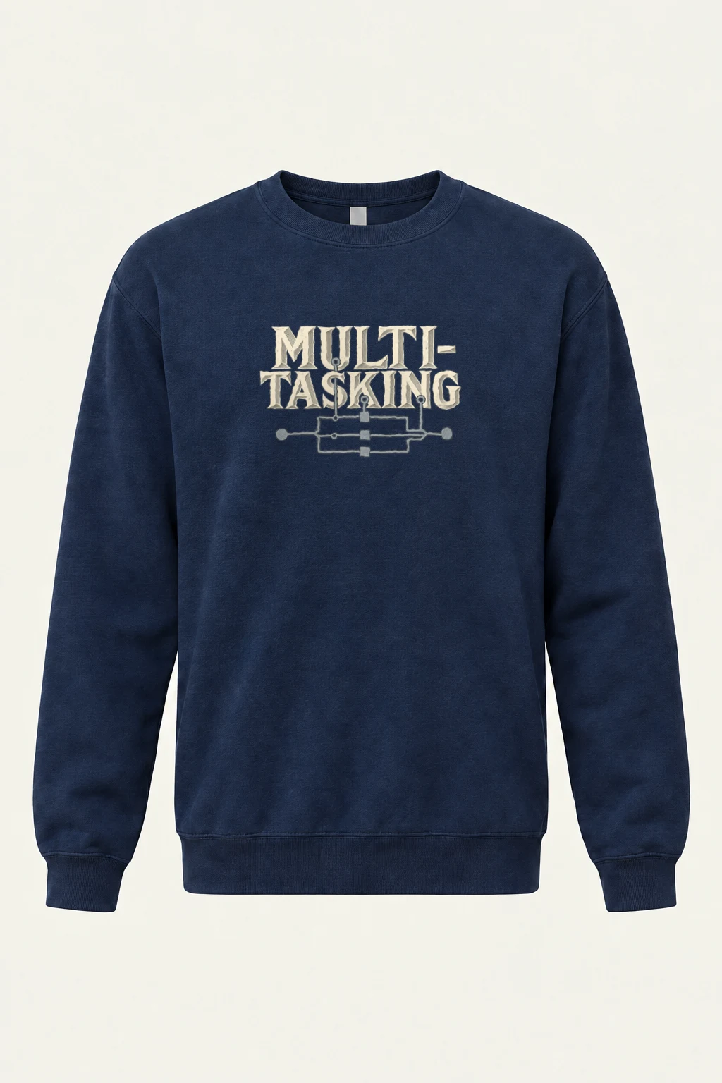 "Parallel Logic" Heavy Blend Unisex Crewneck Sweatshirt | Gildan 18000