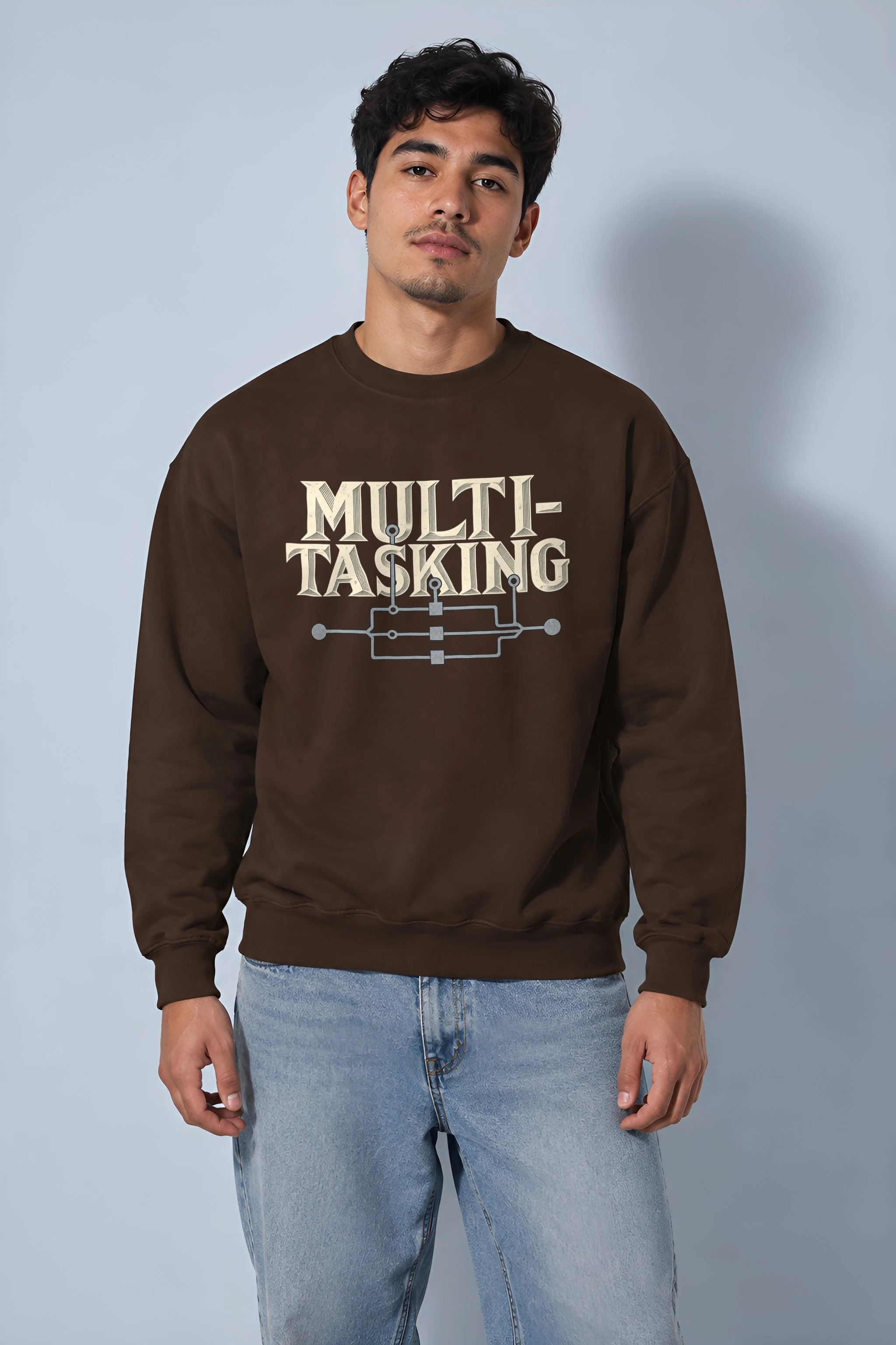 "Parallel Logic" 1 Crewneck Sweatshirt