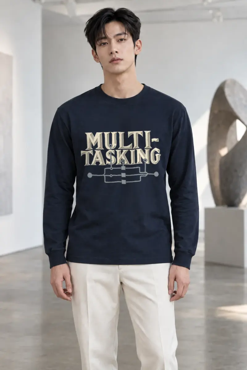 "Parallel Logic" Unisex Longsleeve T-shirt | Gildan 2400